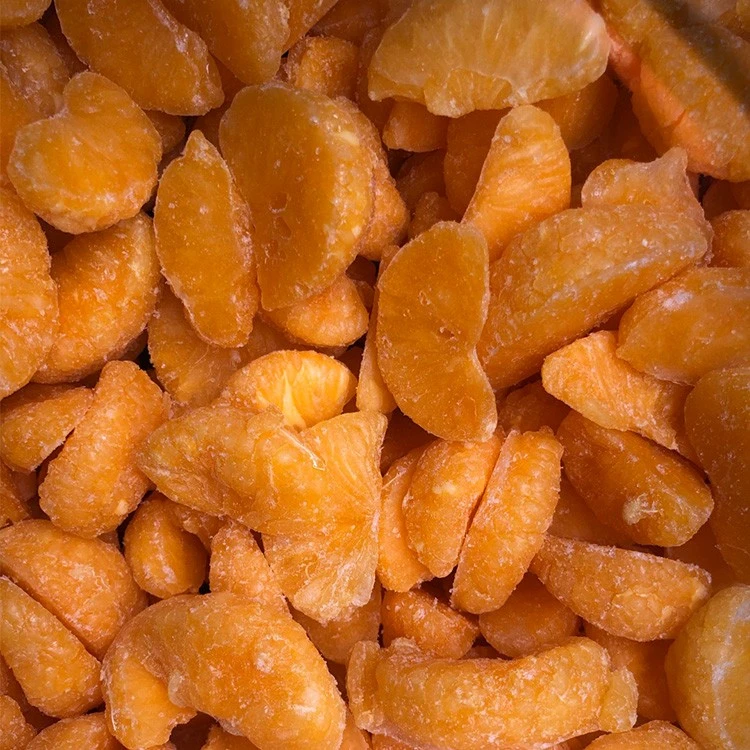 IQF frozen mandarin orange segments for food processing