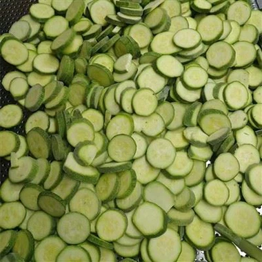 Gefrorene geschnittene Zucchini